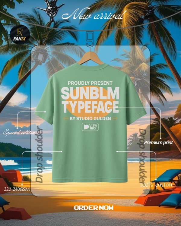 Paste Drop Shoulder T-Shirt - Image 3