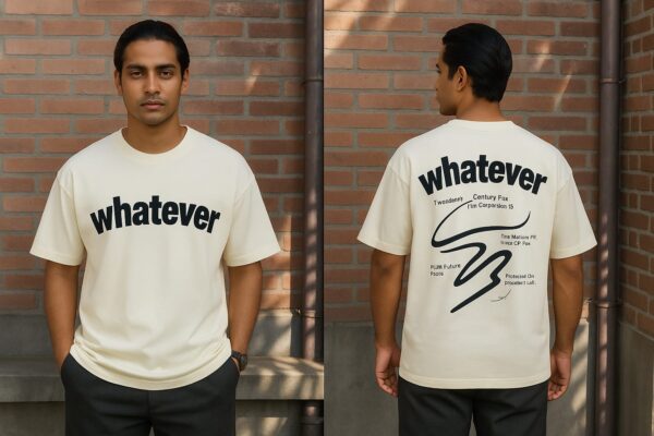 Whatever Drop Shoulder T-Shirt - Image 4